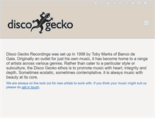Tablet Screenshot of discogecko.com